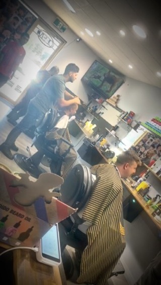 Barberz Den styling result
