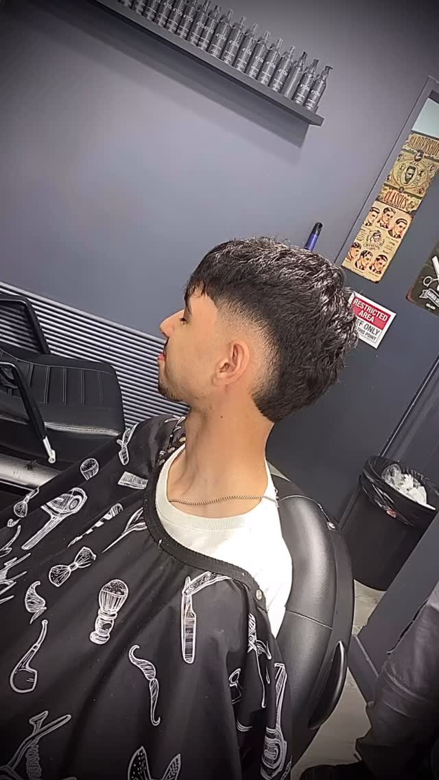 Scissor-work haircut finish
